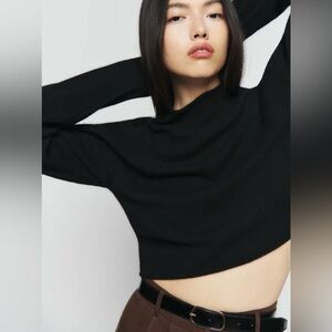 Reformation - Cropped Cashmere Turtle